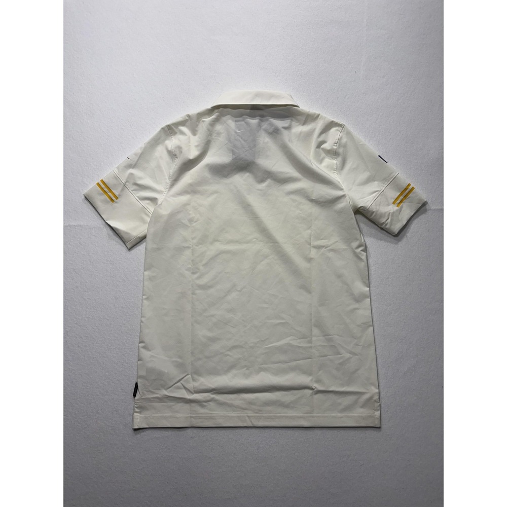 Pittsburgh Steelers Polo Shirt Mens Medium White NFL Football Nike Dri Fit - Picture 14 of 16